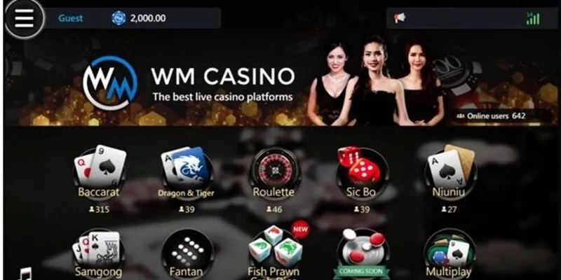 WM Casino - Sòng Bạc Trực Tuyến Với Tỷ Lệ Thưởng Siêu Khủng